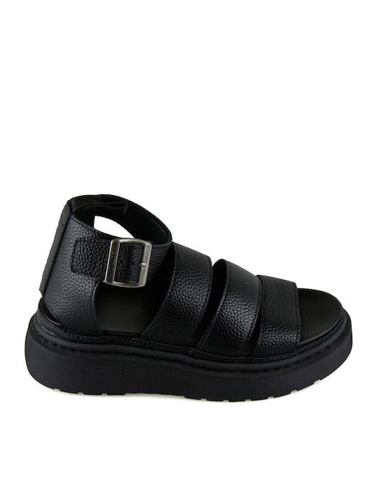 Дамски Сандали Flatforms Черни