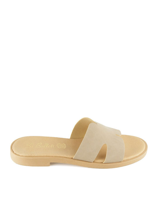 Silia D Leather Women's Flat Sandals in Brown C...