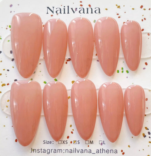 Nailvana Tipsuri Unghii False Handmade Nude Moi Mici