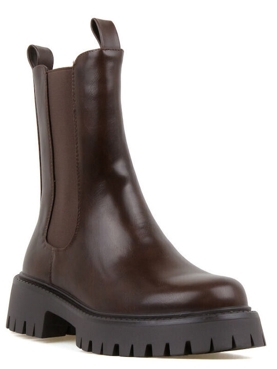Silia D Women's Chelsea Ankle Boots Brown
