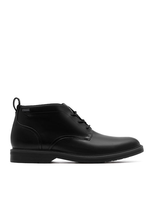 Clarks Aldwin Mid Gtx Μαύρα Ανδρικά Μποτάκια
