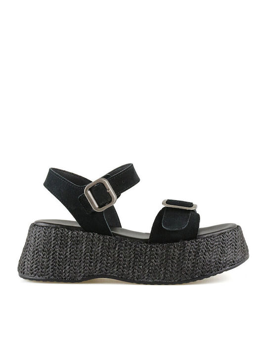 Carad Shoes Πλατφόρμες Μαύρες