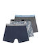 Ανδρικά Μποξεράκια Blue/grey 3Pack