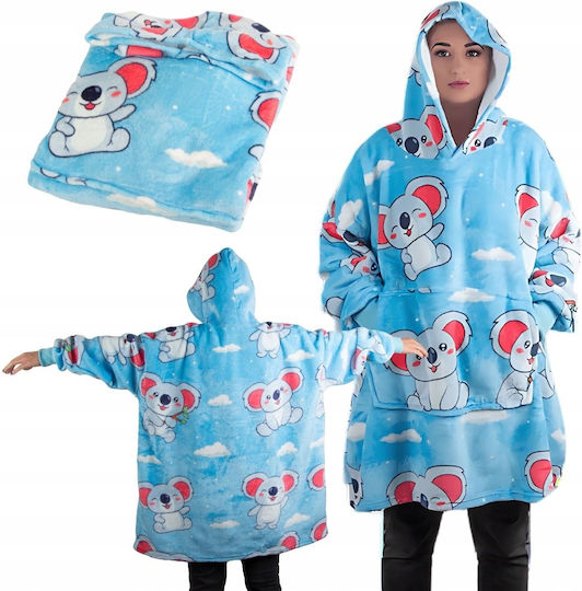 Pătură Fleece Albastră 80x80cm Pătură Fleece Albastră 80x80cm