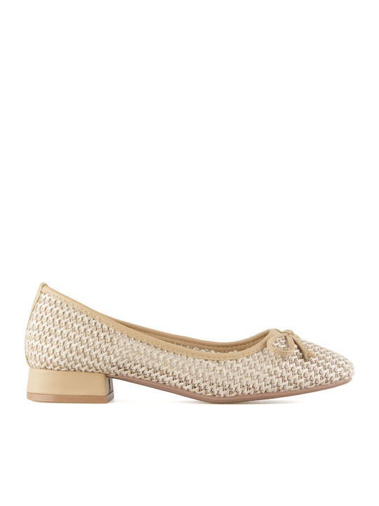 Silia D Ballerinas Beige