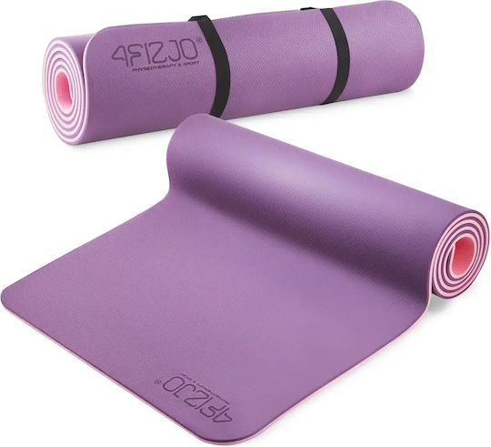 4FIZJO Covor de exerciții fizice Pilates Violet