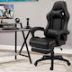 Bakaji 02842905 Gaming Chair with Footrest Black