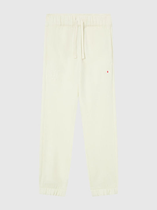 Champion Παιδικό Παντελόνι Φόρμας Ivory White