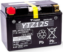 Yuasa GEL Μπαταρία Μοτοσυκλέτας YTZ12-S με Χωρητικότητα 11Ah