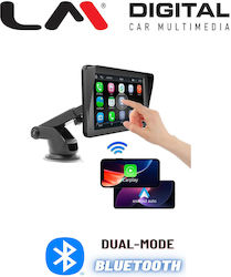 LM Digital Ecran 7" pentru Tabloul de bord al mașinii Universal cu /B/l/u/e/t/o/o/t/h/W/i/F/i/A/p/p/l/e/C/a/r/P/l/a/y/