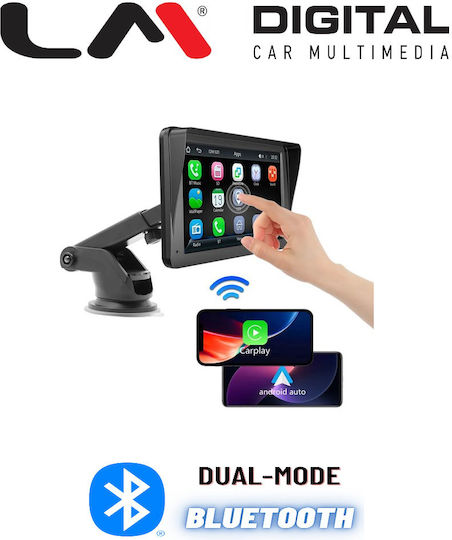 LM Digital Ecran Multimedia 7" Pentru Tabloul De Bord Auto Cu Apple CarPlay Android Auto Bluetooth GPS