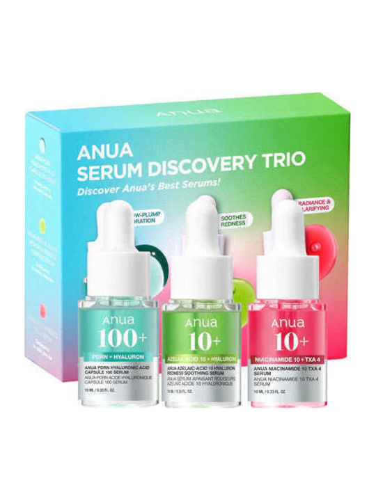 Anua Mini Discovery Set Σετ Περιποίησης για Ενυδάτωση, Λάμψη & Κατά της Ακμής Anua Mini Discovery Set Σετ Περιποίησης για Ενυδάτωση, Λάμψη & Κατά της Ακμής