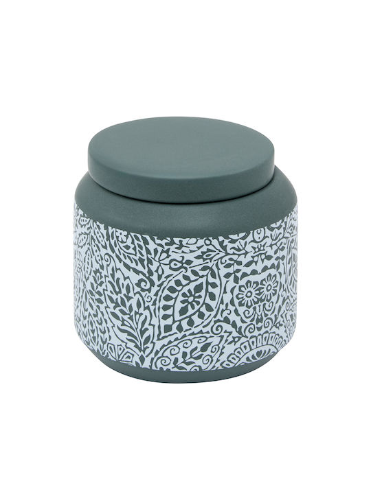 5Five F-V Arboria Ceramic Green Cotton Swabs Case