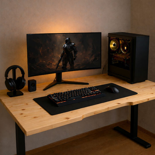 Ηλεκτρικό Γραφείο Gaming Gaming με Ρυθμιζόμενο Ύψος