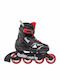 Rollerblade Microblade Inline Αυξομειούμενα Rollers Μαύρα Ενηλίκων/Παιδικά