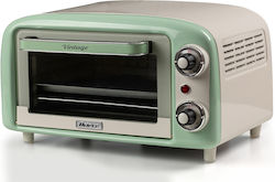 Ariete Vintage Mini Ηλεκτρικό Φουρνάκι 10lt Χωρίς Εστίες Πράσινο