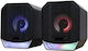 Andowl 2.0 Speakers with RGB 6W Black