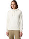 Women's Sweatshirt Hooded Ivory Canvas