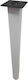 Marmouris Metallic Furniture Leg Suitable for Table / Coffee table / Office 71cm White