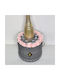 Velve Silber Geschenk Blumenarrangement Seifenrosen Angelli Cuvee Gold Sekt