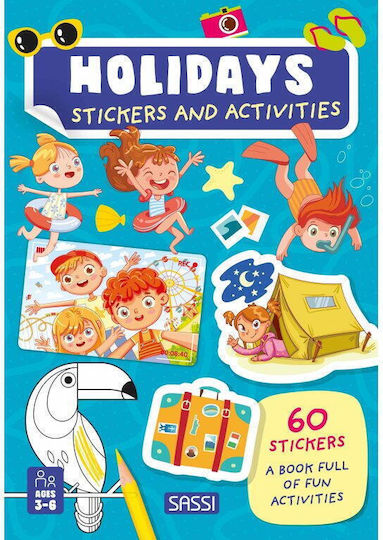 Carte De Activitati Cu Abtibilduri - In Vacanta