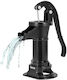 Manual Water Pump Canister Vevor Well Maximum Lift 25 Ft Manual Water Pump Cast Iron Antique Connection Npt 1-1/4 In Easy Installation Old Style Outdoor Garden Lake Yard Farm Black
