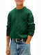 Kids' Sweater Long Sleeve Ornamental Green Tommy