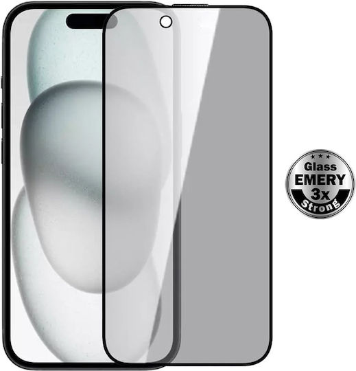 Powertech Tempered Glass Emery Private 5D TGC-0801 iPhone 17 Air Full Glue