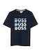 Kinder-T-Shirt Dunkelblau