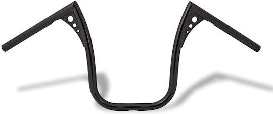 Τιμόνι Μηχανής Hold-on Harley-davidson '88-'11 12" Rise 1" Μαύρο Handlebar Black