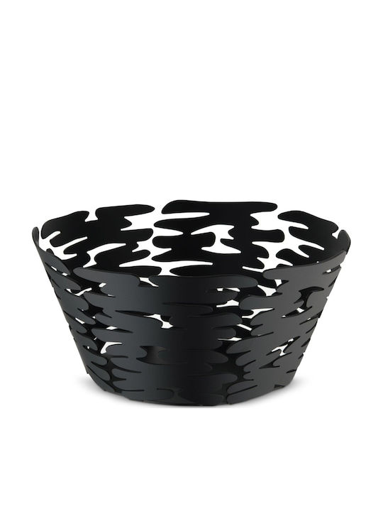 Alessi Φρουτιέρα Inox Μαύρη 21x10εκ.