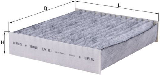 Cabin Air Filter Mahle Lak 251