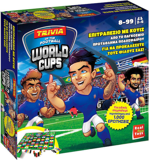 Επιτραπέζιο Παιχνίδι Trivia Of The Football World Cups για 2-6 Παίκτες 8+ Ετών (EN) Real Fun Toys