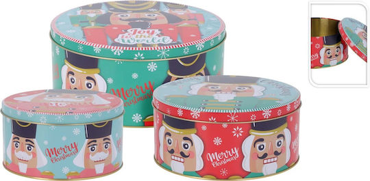 JK Home Decoration Weihnachtlich Container Metallisch L20xB6cm.