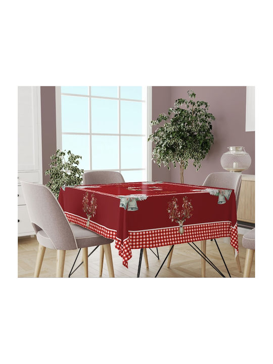 Mc Decor Christmas Tablecloth Square Red L140xW...