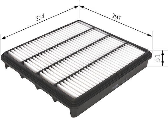 Bosch Auto Luftfilter F 026 400 296