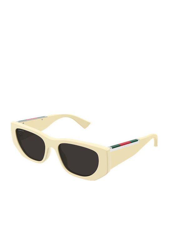 Gucci Damen Sonnenbrille mit Beige Kunststoff G...