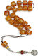 Roloi Komboloi Resin Worry Beads with 21 Beads Honey 29cm