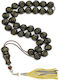 Roloi Komboloi Graven Mastic Worry Beads with 33 Beads Green 41cm