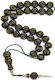 Roloi Komboloi Graven Mastic Worry Beads with 33 Beads Green 37cm