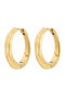 Pilgrim Earrings Hoops Gold Plated