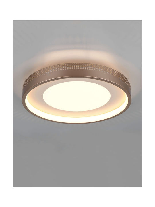 Trio Lighting Solea Deckenleuchte 40cm Braun mit Integrierter LED