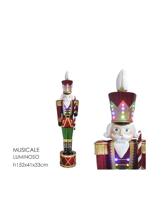General Trade Nutcracker de Crăciun din Metal Înălțime 152cm.