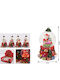 Christmas Decorative Gift Lighted with Gifts 5x8cm