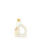 Makwedding Tabletop Lucky Charm Home White Ceramic 2026 1pcs