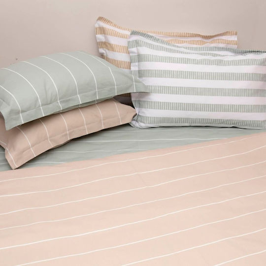 Anna Riska Mix & Match 111 Σεντόνι Υπέρδιπλο με Λάστιχο 160x200+25εκ. 111