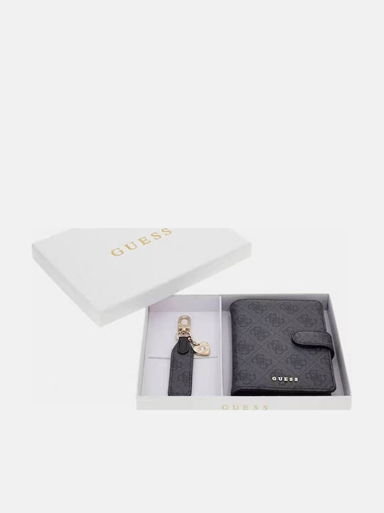 Guess Gift Box Passport Case+keyring Grey 0340000916