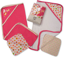 Nursery Time Set de prosoape pentru copii 4pcs Multicolore