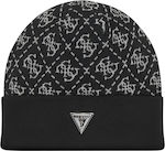 Guess Beanie Beanie Knitted in Black color