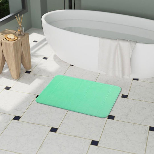 Inter Ceramic Πατάκι Μπάνιου Memory Foam 210BM Κοραλί 50x70εκ.